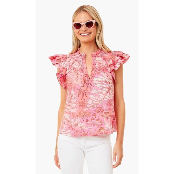 Ulla Johnson Camellia Lei Top size 10 - Picture 6 of 6